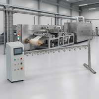 Ligne de production automatique de revêtement en poudre par ultrasons rouleau-à-roule pour verre, moteur et revêtement de catalyseur de membrane échangeuse d'anions (AEM)