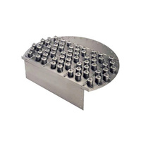 Plateaux à bulles métalliques pour colonnes de distillation en acier inoxydable 304L 316L, internes de tour ronde GDS-METAL, prix usine
