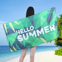 Hot Sale Microfiber Beach Towel Absorbent Quick Drying Sand Proof Polyester Beach Towel