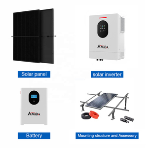 סוללת AMIBA Power Home LiFePO4 <span class=keywords><strong>48V</strong></span> 100Ah 5kWh 200Ah 10kWh 300Ah 15kWh BMS תואמת לפאנלים סולאריים ומערכות ממירים - Product Image 5