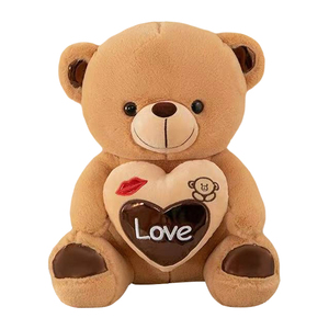 Wholesale Custom Valentine's Day Red Love Hug Teddy Bear Plush <b>Stuffed</b> Animals <b>Toys</b> <b>Soft</b> Skin Mother's Day Christmas Girl Gift - Product Image 1