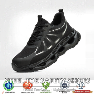 Chaussures de sécurité confortables et légères pour hommes et femmes, avec embout en acier, respirantes, en EVA, pour l'été - Product Image 2