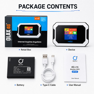 เราเตอร์พกพา OLAX MT80 Silm 4G ความเร็ว 150Mbps ฮอตสปอตไร้สายแบบพกพา พร้อมช่องใส่ซิมการ์ด รองรับ OEM ODM ผลิตตามสั่ง คุณภาพสูง - Product Image 6