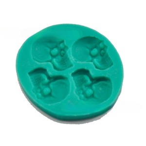 4 Moldes de Silicona con Forma de Calavera para Halloween, para Fondant, Repostería, Chocolate y Herramientas para Fondant - Product Image 6