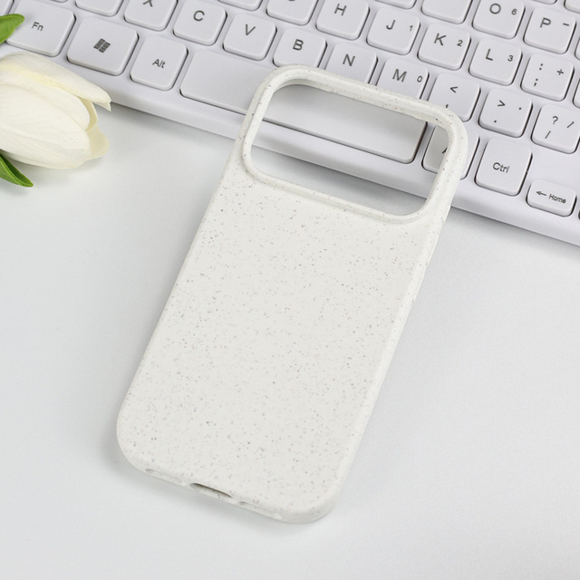 Bio Degradable Case for iPhone 17 14 15 Pro Max 2025 Eco-Friendly Biodegradable Phone Case White Phone Case Eco for iPhone 16