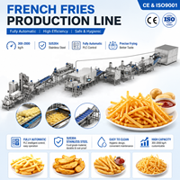 Productielijn voor frites, aardappelverwerkingslijn, complete fritesmachine, industriële turnkey aardappellijn