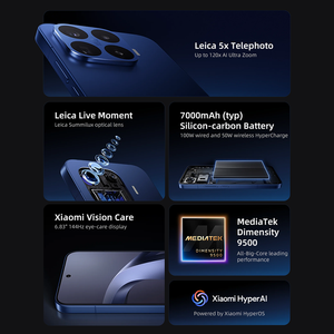 Version Globale Xiaomi 17T Pro 5G Smartphone MTK Dimensity 9500 6.83'' 1.5K 144Hz Batterie 7000mAh 100W HyperCharge Appareil Photo 50MP - Product Image 2