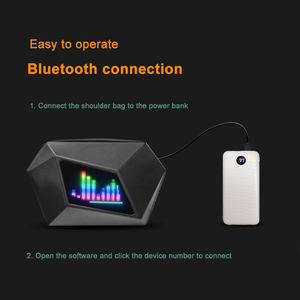 Hot New Hot Led Satchel Knight Bag Supplier Wholesale Devil'S Eye Waterproof Oblique Back Travel Light Helmet Bag Bluetooth 5V - Product Image 6