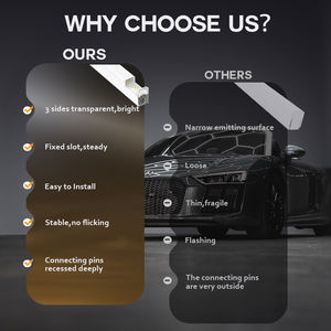 Luminaires suspendus LED hexagonaux en nid d'abeille pour ateliers de lavage de voitures et garages de detailing - Product Image 3