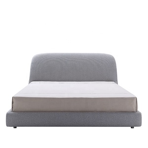 Großhandel Modernes Nordisches Design Weiches Bett King <span class=keywords><strong>Queen</strong></span> <span class=keywords><strong>Size</strong></span> Holzrahmen Stoffbezug Stauraum Ausziehbares Schlafzimmer-Set - Product Image 5