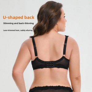Conjunto <span class=keywords><strong>de</strong></span> Lencería <span class=keywords><strong>de</strong></span> Alta Calidad <span class=keywords><strong>para</strong></span> Mujer, Tallas Grandes 75D-95J, Sujetador Push-Up con Soporte <span class=keywords><strong>para</strong></span> Pecho Grande, Antideslizante, con Encaje, Copa Completa, <span class=keywords><strong>para</strong></span> Chicas Curvilíneas - Product Image 4