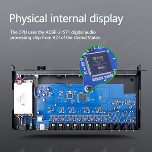 โปรเซสเซอร์เสียงดิจิตอล LA Series DSP พร้อม EQ 5/31/15 แบนด์, FIR, คอมเพรสเซอร์ ควบคุมผ่าน USB/IP 30 ช่องสัญญาณ สำหรับงานเสียงสด - Product Image 5