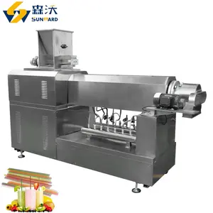 Stable working Most popular Industrial Edible Rice Tapioca Drinking Straw Making Machine for straw manufacturer