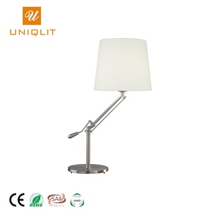 Nouveaux Produits chauds <span class=keywords><strong>Max</strong></span> 60 W E27 Bascule Commuté Nickel Fer Blanc Lampe <span class=keywords><strong>De</strong></span> <span class=keywords><strong>Table</strong></span> - Product Image 1