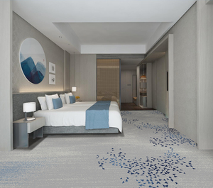 Thảm trải sàn phòng khách, khách sạn, chất liệu lông ngắn, in họa tiết hiện đại, sang trọng, trải kín phòng - Product Image 6