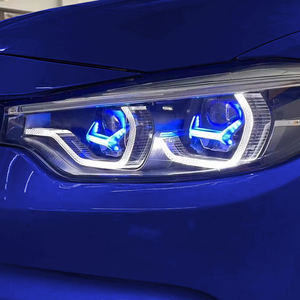 Ikon Style 2013-19 para <span class=keywords><strong>BMW</strong></span> 4 Series F32 <span class=keywords><strong>440i</strong></span> F33 F36 M3 F80 M4 F82 Faros delanteros LED mejorados Unidad de mano izquierda Plug and Play - Product Image 3