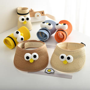 Venta al por mayor de alta calidad bebé gorras niño niños sombreros de paja niños al aire libre sol verano <span class=keywords><strong>protector</strong></span> <span class=keywords><strong>solar</strong></span> gorra - Product Image 3