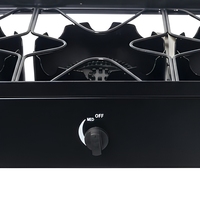 Réchaud à gaz portable d'extérieur robuste à 1, 2 ou 3 brûleurs, haute puissance, pour camping et pique-nique, vente en gros