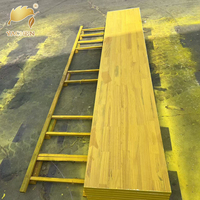 Gabarit DOKA en contreplaqué de coffrage de couleur jaune à 3 plis pour la construction de coffrages
