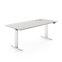 Base électrique hauteur réglable bureau bureau maison jeu ordinateur Table d'étude industriel moderne tiroirs en option peuvent être sélectionnés
