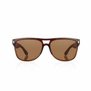 Unisex <b>Sunglasses</b> Brown Bright UV400 Light Weight Full Rim Outdoor Protection - Product Image 1