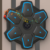 Équipement d'entraînement de boxe électronique intelligent avec cible de réaction, machine de boxe murale durable pour adultes et enfants