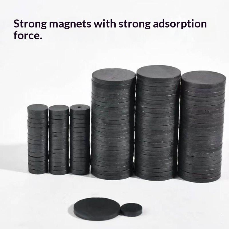 Number Slideshow Custom Permanent Round And Square Ferrite Magnets High-strength Above ...