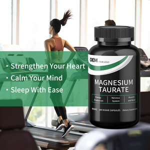 Suplementos de Salud de Marca Privada OEM, Cápsulas Veganas de Magnesio, Cápsulas de Taurato de Magnesio para Dormir y para los Músculos - Product Image 3
