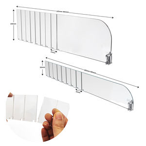 Divisor de Estantes de Farmacia de Acrílico Hookei, Tamaño Personalizado, Divisor de Estantes Magnético Ajustable para Supermercado - Product Image 1