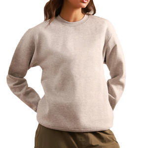 Sudadera elegante para mujer, perfecta para salidas informales con tela suave de corte holgado, comodidad de manga larga para ropa de otoño - Product Image 1