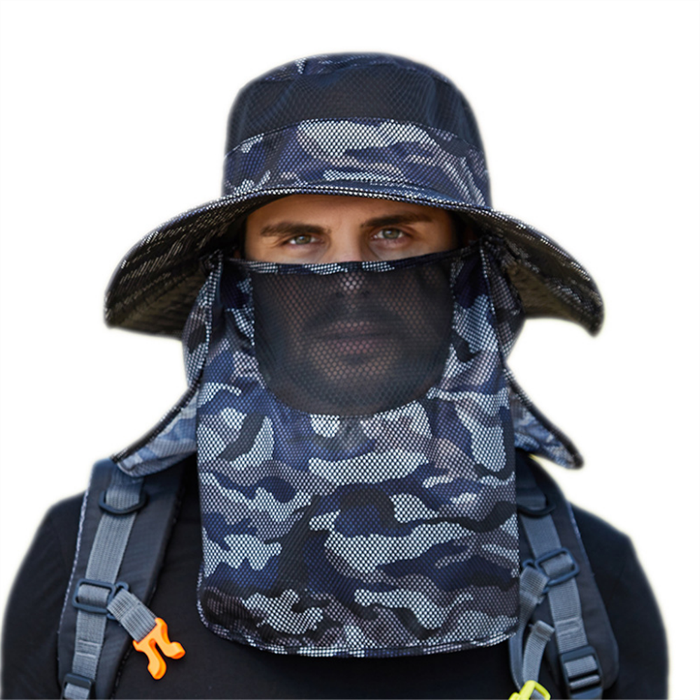 UV Protection Safari Cap - Outdoor Tactical Wide Brim Hat