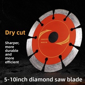 Lame <span class=keywords><strong>de</strong></span> scie diamantée pour meuleuse d'angle, lame <span class=keywords><strong>de</strong></span> coupe à sec pour pierre, béton, <span class=keywords><strong>ciment</strong></span>, rainurage, découpe manuelle - Product Image 2