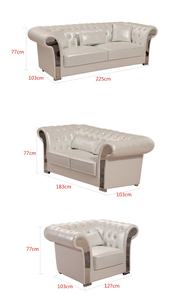 Canapé de style commercial moderne pour boîte de nuit, ensemble de canapés de bureau modernes, meubles modulaires sectionnels, canapé en cuir noir - Product Image 5