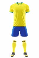 Maillots de football personnalisés haute performance pour équipes, ensembles uniformes à séchage rapide 100 % polyester, kits de football sublimés, entraînement unisexe pour adultes