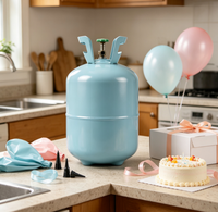 Kit de Relleno de Globos - Tanque de Globos Desechable para Globos de Látex y de Aluminio, Sorpresas de Cumpleaños, Aniversarios y Eventos Festivos