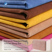 Cuir synthétique PU bicolore résistant à l'abrasion, norme européenne, pour meubles, carnets, bagages, ceintures