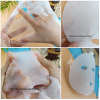 Fourniture OEM Proyons Matière première pour masque facial sec non tissé super absorbant et régulateur de sébum, en tissu blanc 220x200mm