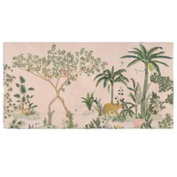 Papier peint non-tissé moderne européen-français, motif forêt et arbre rose, imperméable, pour usage domestique et commercial, garantie 1 an, effet peinture à l'huile