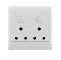 Enchufe de interruptor eléctrico estándar de Sudáfrica 1 palanca 3 enchufe de Brasil 16A enchufe para el hogar