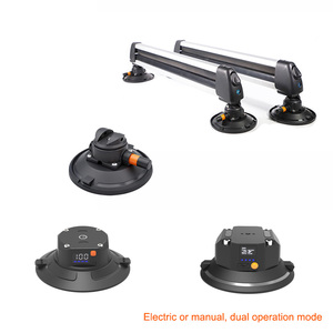 Estante de aleación para portaesquís montado en el techo, estantes de almacenamiento para techo de coche para esquí Snowboard con ventosas desmontables compatibles con OEM/ODM - Product Image 1