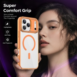 Funda Magnética Transparente para Teléfono, Compatible con iPhone 17, 11, 12, 13 Pro Max, 14, 15, 16 Plus, 17 Air, Carga Inalámbrica, Protección - Product Image 2