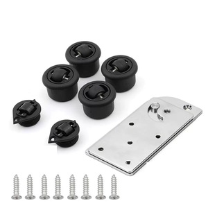 Mini Cyclone Quick Load <b>Table</b> Hardware Kit With Locking Casters And Mounting Plate For <b>Space</b> <b>Saving</b> Furniture - Product Image 1