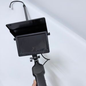 带视频记录的车载轻型碳纤维杆伸缩检查摄像机下数码变焦 - Product Image 1