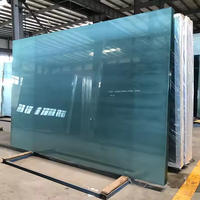 Verre flotté transparent de 2 mm à 19 mm d'épaisseur pour la décoration des murs de salle de bain