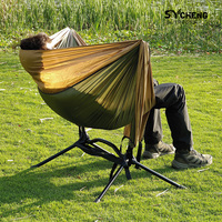 Hamac d'extérieur ultra léger en aluminium pour enfants Chaise à bascule de camping Chaise hamac pliante pour jardin et salon