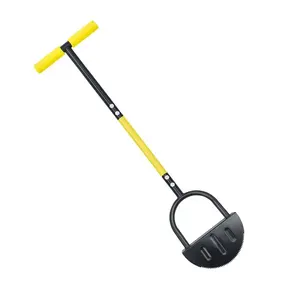 Demi-lune étape scie-dent jardin Edger bricolage longue poignée manuel pelouse Edger pour l'application de trottoir - Product Image 1