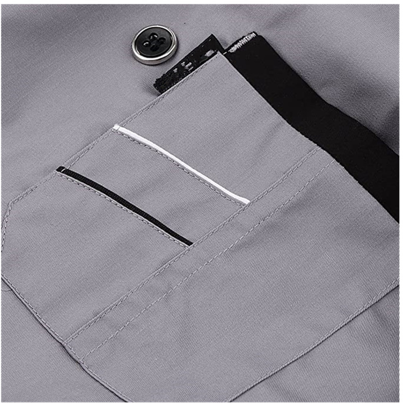 Wholesale Unisex Sleeve Chef Jacket with Chef Uniform for Restaurant