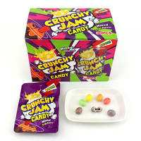 Mixed Crunchy Jam Candy Beans Chewable Soft Candy with Jam Filling