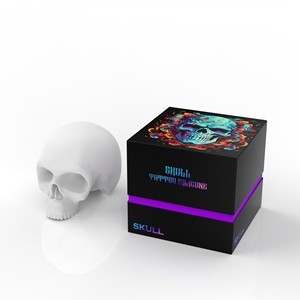 Skull Tattoo Practice Skin <b>Silicone</b> Simulation Head Fake Leather Practice <b>Tool</b> for Beginner Tattoo Artists - Product Image 2