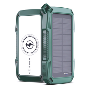 10000mAh năng lượng mặt trời không dây an ninh ngân hàng điện 22.5 Wát sạ<span class=keywords><strong>c</strong></span> nhanh <span class=keywords><strong>c</strong></span>ảm biến chuyển động dẫn ánh sáng - Product Image 1